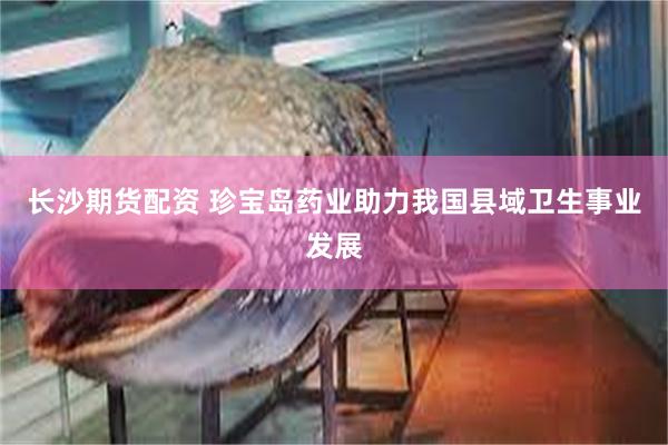 长沙期货配资 珍宝岛药业助力我国县域卫生事业发展