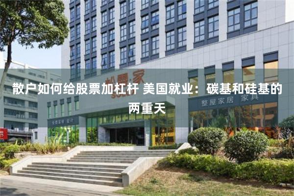 散户如何给股票加杠杆 美国就业：碳基和硅基的两重天