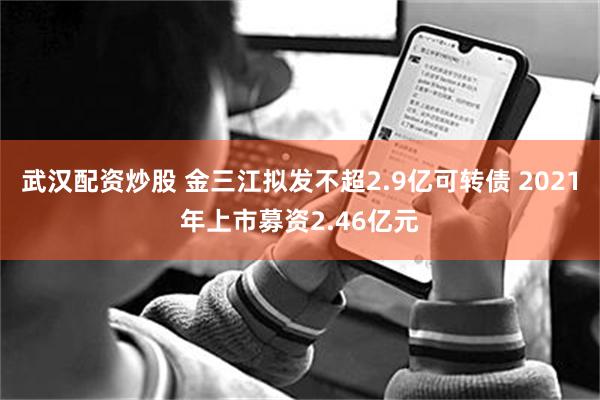 武汉配资炒股 金三江拟发不超2.9亿可转债 2021年上市募资2.46亿元